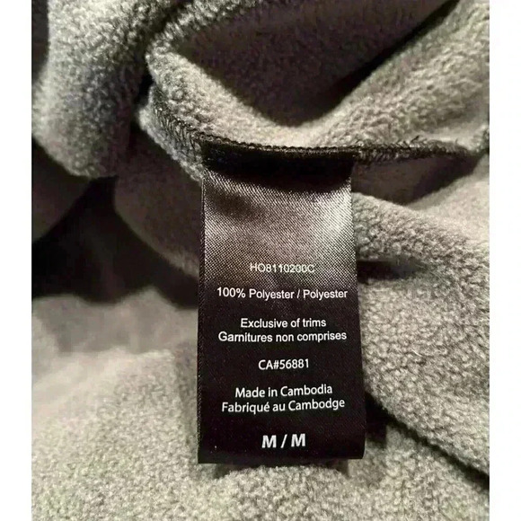 O’Neill Hoodie Men’s M  Long Sleeve Gray Red Hooded Pullover - Picture 6 of 7